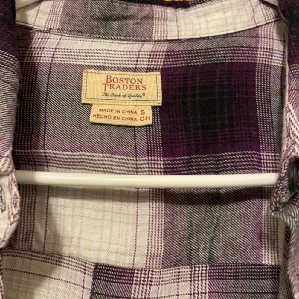 Flannel button down top - Picture 2 of 2
